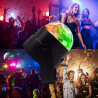 PAREJA EFECTO LED RGB GIRATORIO SANDA