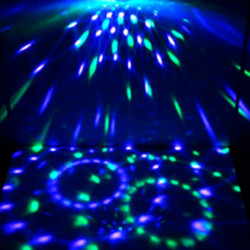 PAREJA EFECTO LED RGB GIRATORIO SANDA