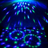 PAREJA EFECTO LED RGB GIRATORIO SANDA